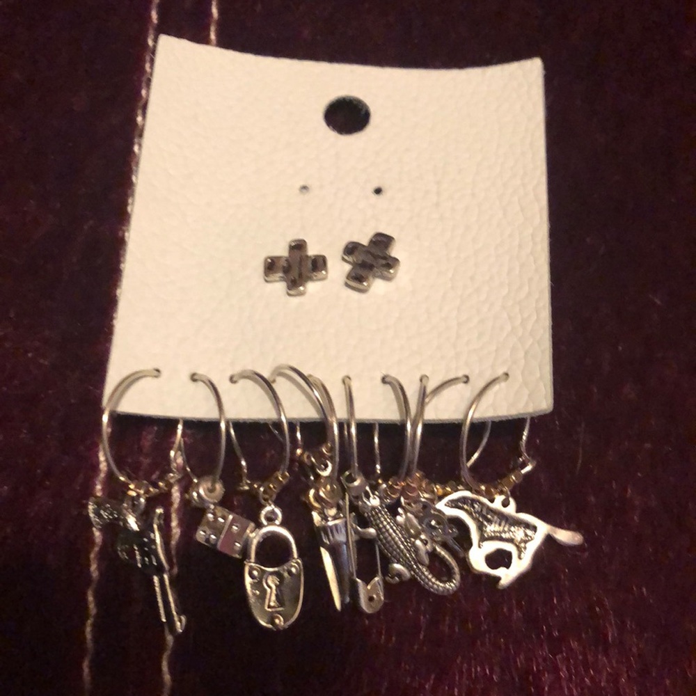 Funky random earrings
